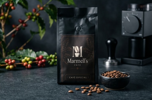 Embalagem do Café Especial da Marmell's Café